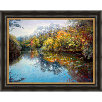 « beauté de l’eau », reproduction encadrée