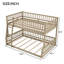 Ensemble de lit superposé Montrose avec design détachable et bois de pin massif