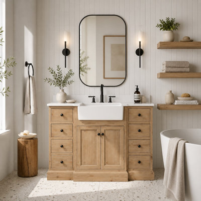 Kelly 48'' Single Bathroom Vanity with Top