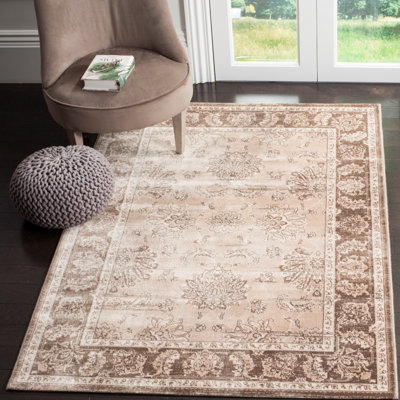 Tapis oriental vintage en viscose