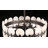  Boca 10-Light Chandelier in Matte Black-1064558180-1064558181