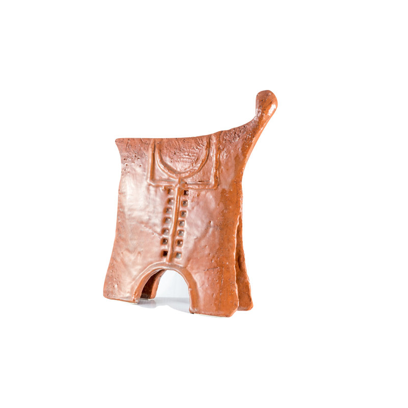 Bonbon Chouval Terre Sculpture, 12.5" H x 10.5" W x 4" D