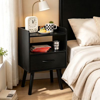 Table de chevet de rangement moderne et simple pour la chambre à coucher et le salon
