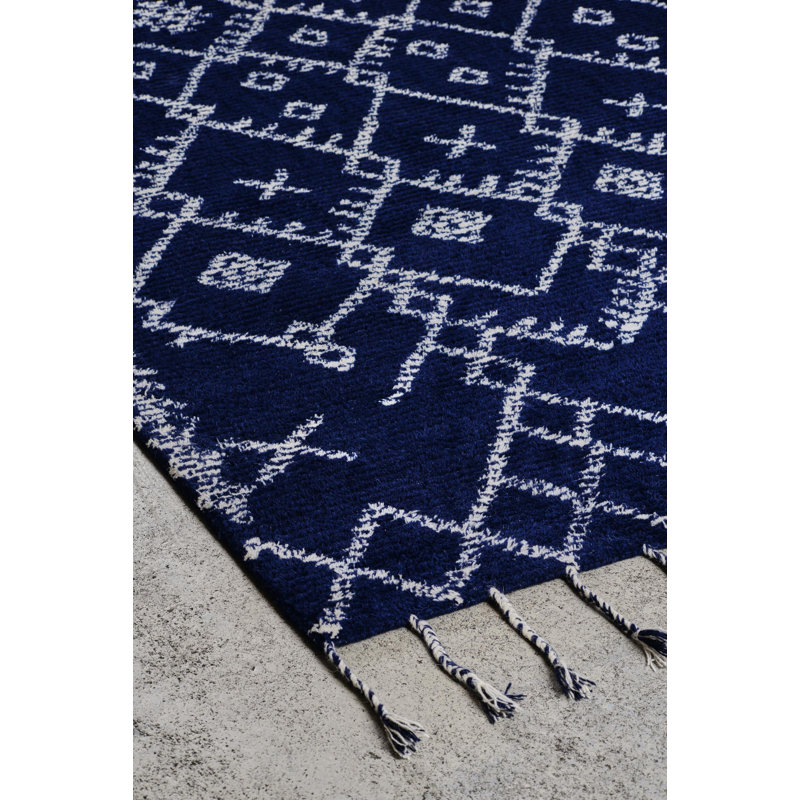 Geometric Hand Woven 160cm X 230cm Area Rug