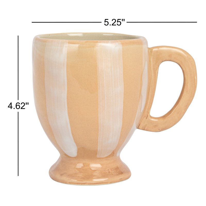 Grande tasse à café en grès Halton