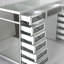 Vanity Dressing Table with 13-Drawers Glass top 130cm Wide