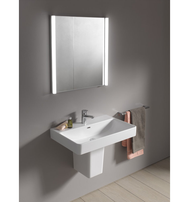 Laufen PRO S 23.62'' L Bathroom Sink, Single Hole