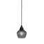 Mini-luminaire suspendu tout verre avec verre texturé de 6 po-101775064-101775067-101775063