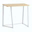 Bureau pliable, table pliable de 31,5 po pour petits espaces avec crochets de rangement, table d'ordinateur peu encombrante, poste d'écriture pour bureau à domicile, assemblage facile