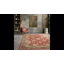 Wool Oriental Area Rug in Raspberry/Sage/Peach/Moss