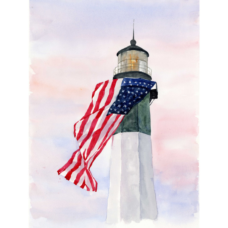 " The Lighthouse ", 24" W x 32" H