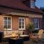VidaXL Polyester Cover Retractable Patio Awning-130063833-130063838-130063839