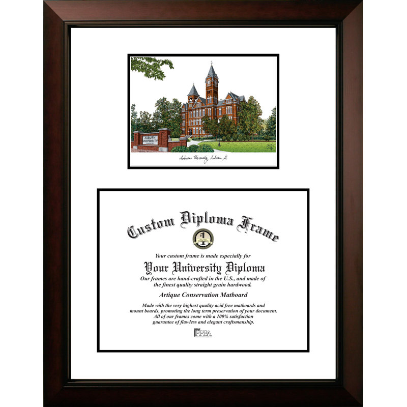 NCAA Auburn University Legacy Scholar Diploma Picture Frame