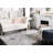 Christa Damask Cream/Light Gray Rug-1668236456