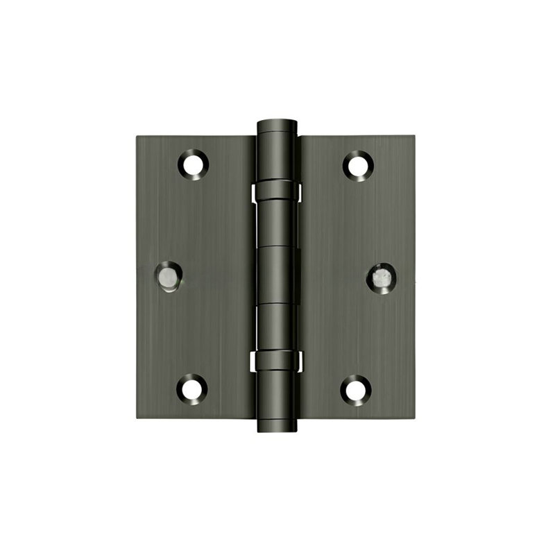102'' x 102'' Butt Bearing Hinge, Antique Nickel