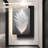 Luxury-Style High-End Sandstone Feather Wall Decor With Light-1656708334