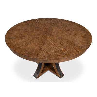 Tower Round Solid Oak Dining Table