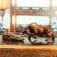 Handmade Animals Figurines & Sculptures