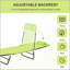Chaise longue pliante Outsunny avec dossier inclinable, siège en filet respirant et appui-tête pour la détente et la portabilité à l'extérieur-742149446
