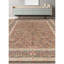 Hand Knotted Wool Oriental Area Rug in Wine And Navy
