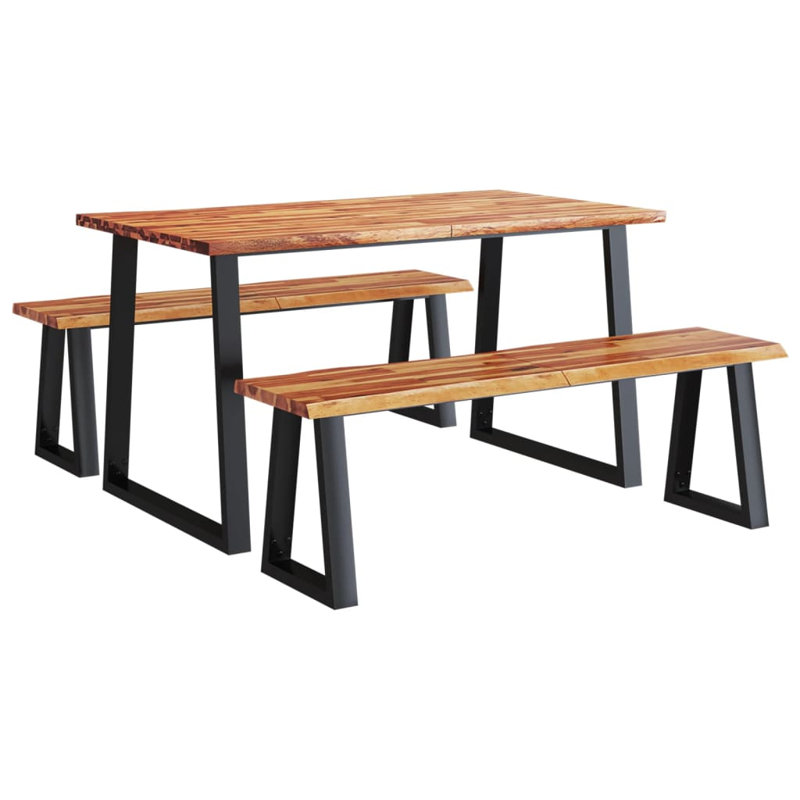 Ensemble de salle à manger Orten, H 29,5 po x L 55,1 po x l 31,5 po