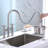 KPAIDA Pull Down Kitchen Faucet
