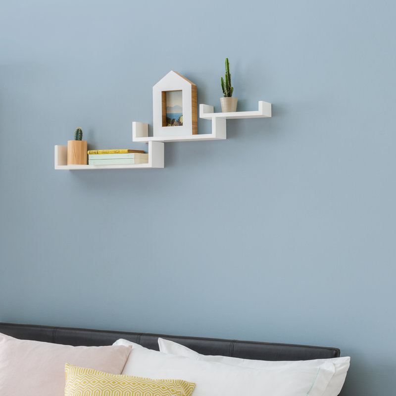 Synder 3 Piece Accent Shelf, White