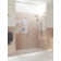 Stellar 73.5 in. x 78 in. Fully Frameless 3 Panel Inline Hinge Shower Door