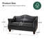 Causeuse en cuir véritable Fiete-70224151