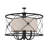 Nashwa Fabric Semi Flush Mount