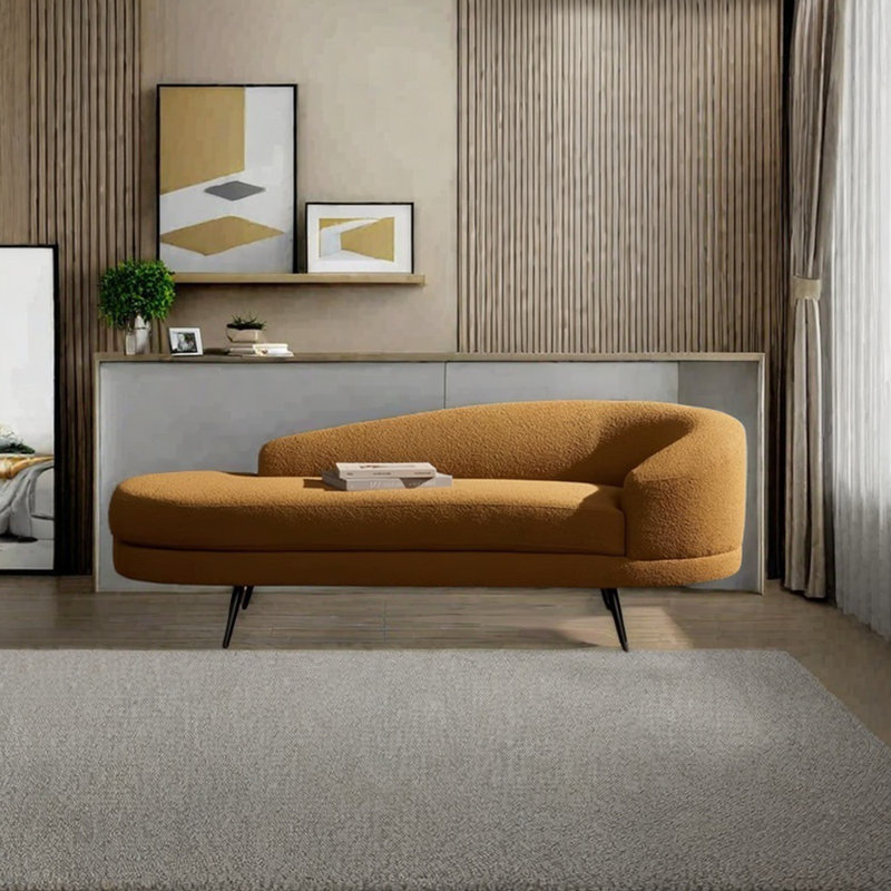 Fauteuil inclinable en molleton ergonomique, Orienté à droite