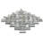 Splendor 11.81'' W x 11.81'' L Porcelain Tile Mosaic Sheet