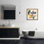 «Relax Rainbow Colors Icon Bath» par Jace Gray, art encadré sur toile flottante-1996398444-1996398441