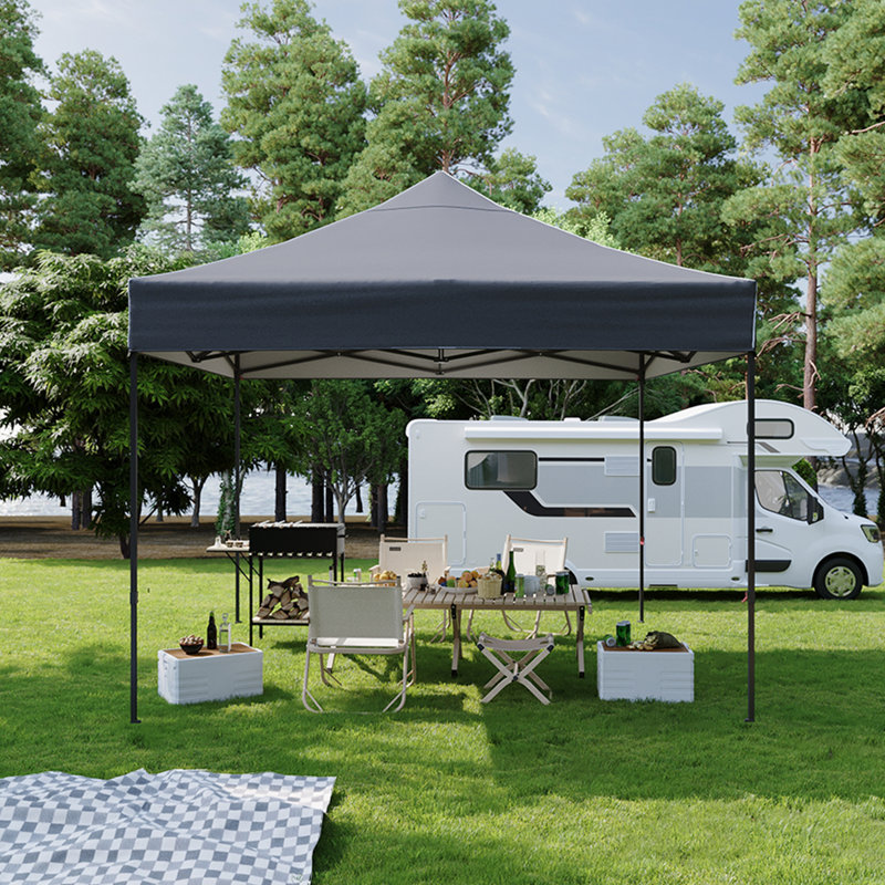 Canopy Tent, Heavy Duty Pop up Canopy, Grey, 3m x 3m