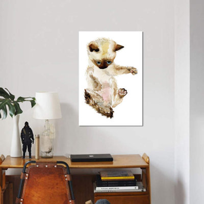 «Siamese Kitten» par Wandering Laur - impression sur toile tendue sur châssis