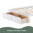 Platform Bed With Under-Bed Drawers