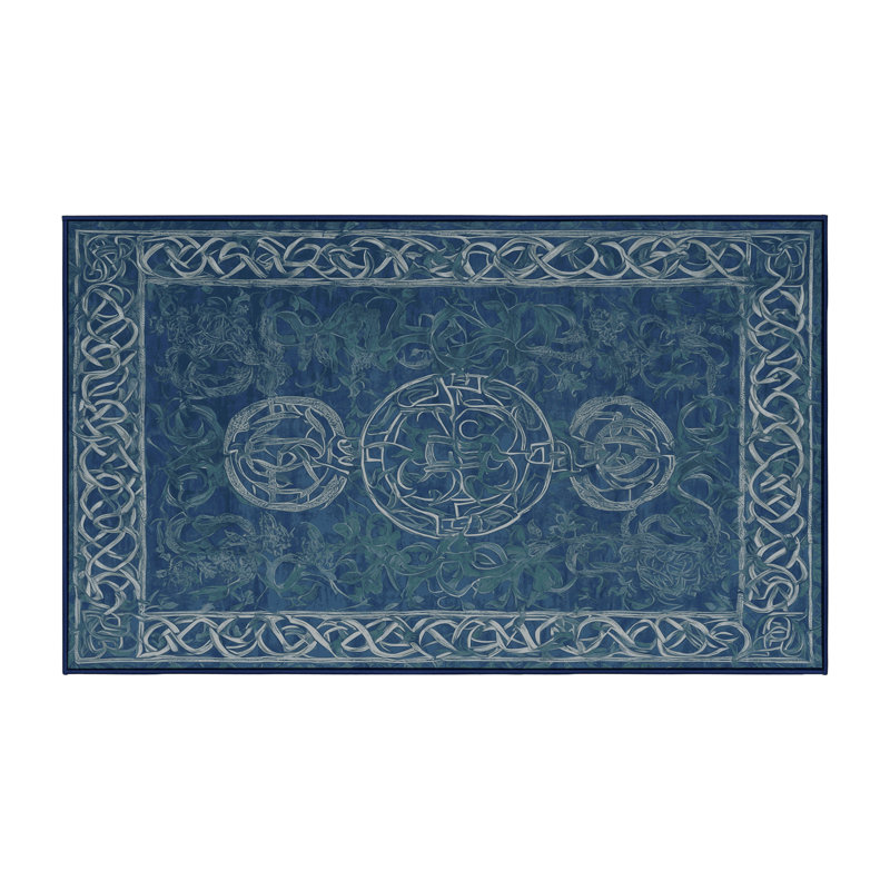 Machine Washable Gray Area Rug, Rectangle 8' x 10'