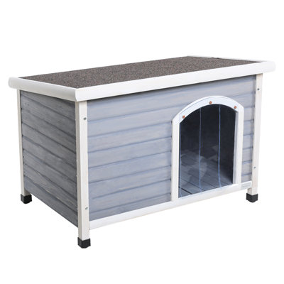 Abri d'extérieur pour chien de taille moyenne avec toit et plancher