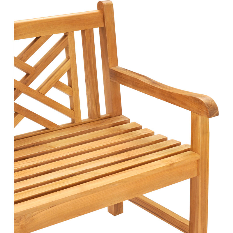 Acworth Outdoor Teak Bench, 59" W x 26" D