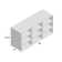 Neldean Storage Organizer Open Bookshelf Set- Half Size Cubes