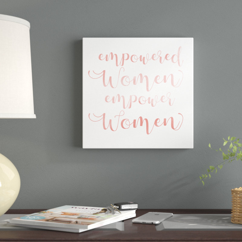 «Womanly Conseils II», art textuel sur toile, H 12 po x l 12 po