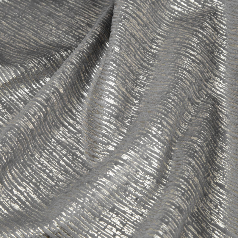 Addine Blackout Curtains Single Panel, Graphite