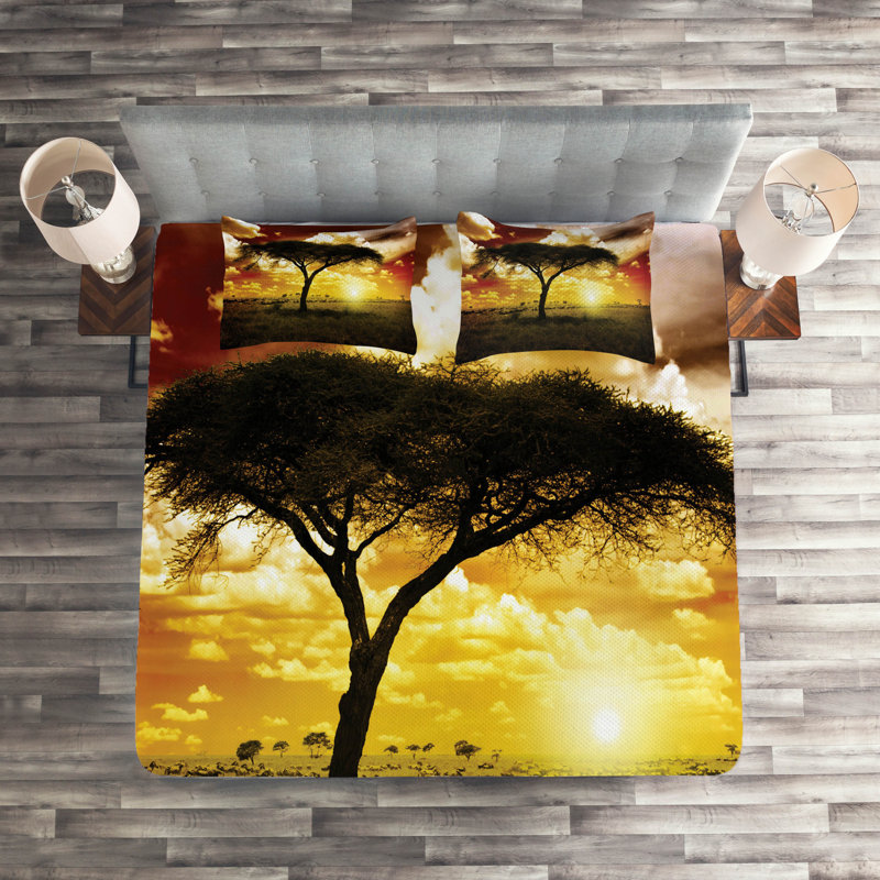 Traditional Polyester Coverlet, King Bedspread + 2 Shams