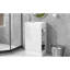 Meuble-lavabo 18,6 po avec lavabo, armoire, étagère en céramique et porte-papier hygiénique, option d'installation à gauche ou à droite-121054592