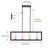 Hoggan 8 - Light Matte Black Pendant