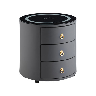 Broghin 46cm W Manufactured Wood Bedside Table