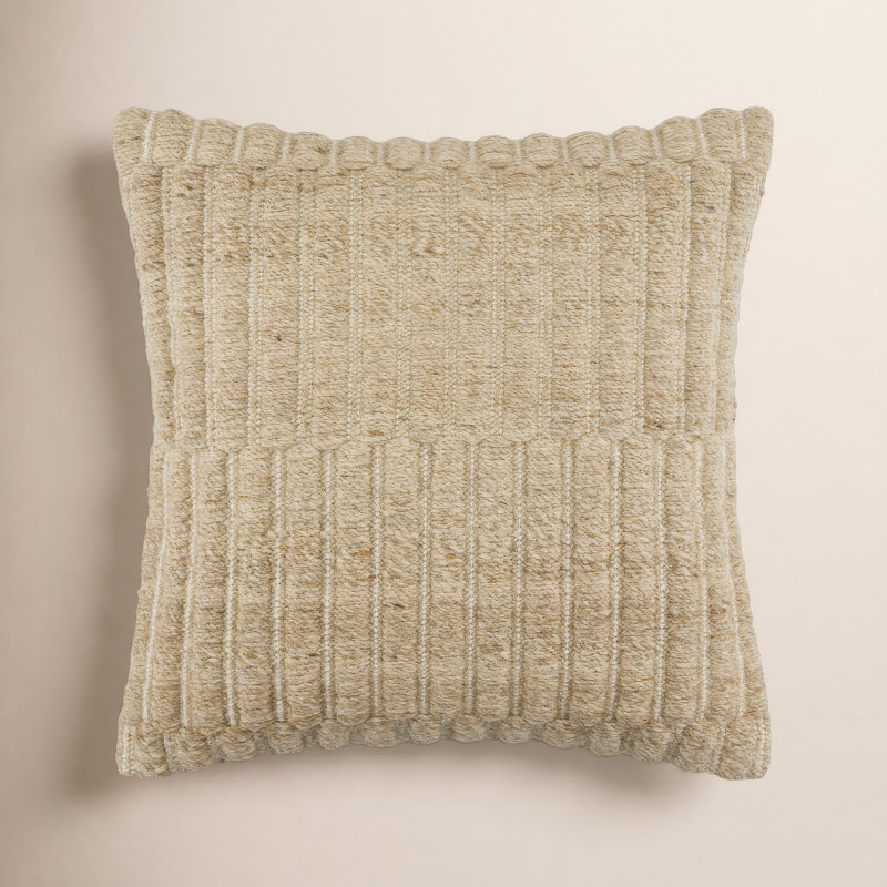 Coussin Monacizzo, Polyester, Tanné, Carré 22 po