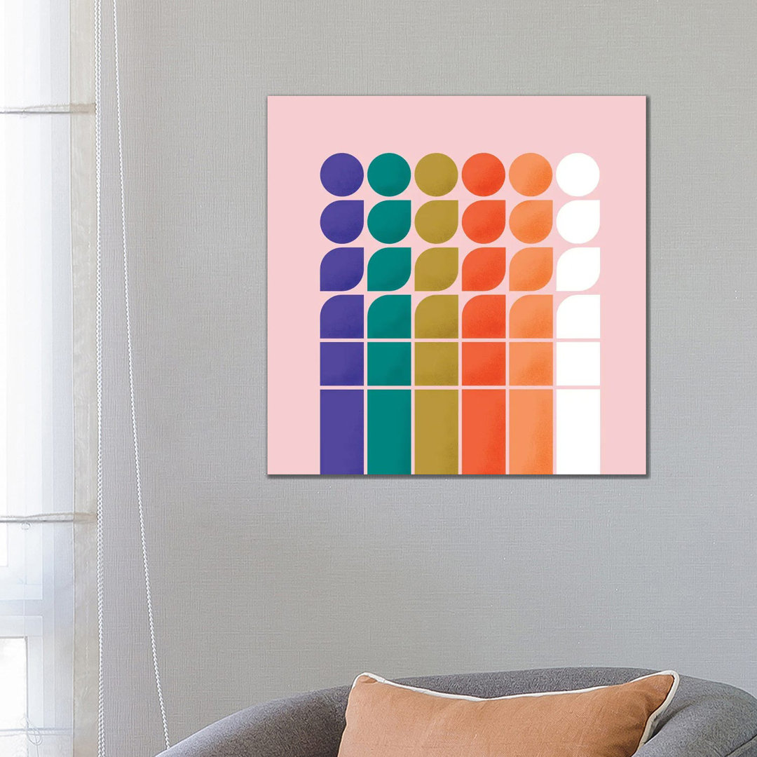 Colorful Changing Shapes von Show Me Mars - Gallery-Wrapped Canvas Giclée on Canvas