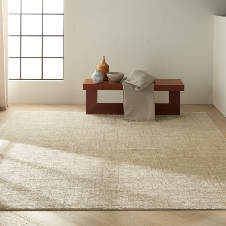 Tapis de zone beige abstrait Pacific