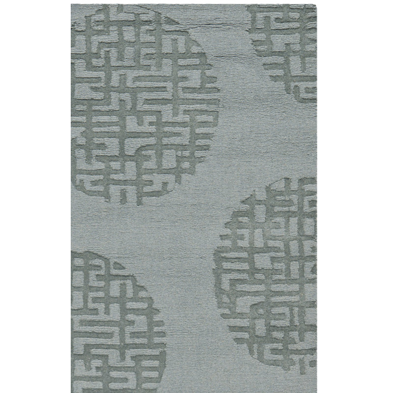 Scanlan Hand Loomed Wool Geometric Rug, Rectangle 4' x 6'